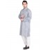 Kurta for men- Pale Slate Colored in Cotton Fabric Kurta for men- Pale Slate Colored in Cotton Fabric