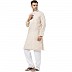Casual Cotton Kurta for Men- Cream Color Casual Cotton Kurta for Men- Cream Color