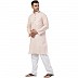 Casual Cotton Kurta for Men- Cream Casual Cotton Kurta for Men- Cream