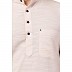 Casual Cotton Kurta for Men- Cream Casual Cotton Kurta for Men- Cream