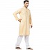 Cotton Kurta for Men- Light Yellow Cotton Kurta for Men- Light Yellow