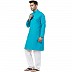 Cotton Kurta for Men- Blue Cotton Kurta for Men- Blue