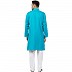 Cotton Kurta for Men- Blue Cotton Kurta for Men- Blue