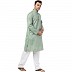 Cotton Kurta for Men- Olive Green Cotton Kurta for Men- Olive Green