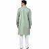 Cotton Kurta for Men- Olive Green Cotton Kurta for Men- Olive Green