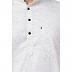 Cotton Kurta for Men- White-Grey Cotton Kurta for Men- White-Grey