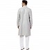 Striped Cotton Kurta for Men- Grey Striped Cotton Kurta for Men- Grey