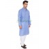 Men's Cotton Kurta- Blue Men's Cotton Kurta- Blue