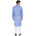 Men's Cotton Kurta- Blue Men's Cotton Kurta- Blue