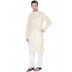Khadi Cotton Kurta-Cream Khadi Cotton Kurta-Cream
