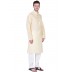 Khadi Cotton Kurta-Cream Khadi Cotton Kurta-Cream