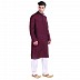 Cotton Kurta- Wine color Cotton Kurta- Wine color