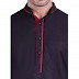 Designer Cotton kurta for men- Black Designer Cotton kurta for men- Black