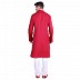 Latest Design cotton kurta for men- Red Latest Design cotton kurta for men- Red