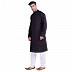 Black Designer cotton kurta for men Black Designer cotton kurta for men