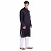 Black Designer cotton kurta for men Black Designer cotton kurta for men