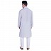 Designer Cotton Long kurta - Light Grey Designer Cotton Long kurta - Light Grey