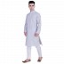 Designer Cotton Long kurta - Light Grey Designer Cotton Long kurta - Light Grey