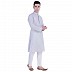 Designer Cotton Long kurta - Light Grey Designer Cotton Long kurta - Light Grey