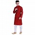Red Designer Cotton kurta for men Red Designer Cotton kurta for men