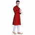 Red Designer Cotton kurta for men Red Designer Cotton kurta for men