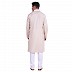 Cotton lawn Kurta for men- Light Beige