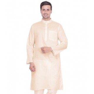 Premium cotton kurta for Men- Cream 