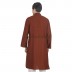 Long kurta - Coffee colored in cotton dobby fabric Long kurta - Coffee colored in cotton dobby fabric
