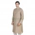 Long kurta - Bison colored in cotton fabric Long kurta - Bison colored in cotton fabric