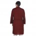 Brick Red colored long Kurta - Cotton dobby fabric Brick Red colored long Kurta - Cotton dobby fabric