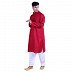 Cotton lawn Kurta for men- Red Cotton lawn Kurta for men- Red