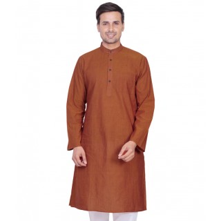 Sanguine Brown Kurta