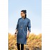 Delph Blue Cotton Mens Kurta Delph Blue Cotton Mens Kurta