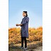 Delph Blue Cotton Mens Kurta Delph Blue Cotton Mens Kurta