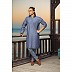 Celestial Blue Cotton Mens Kurta Celestial Blue Cotton Mens Kurta