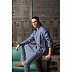 Celestial Blue Cotton Mens Kurta Celestial Blue Cotton Mens Kurta
