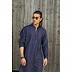 Ball Park Blue Cotton Mens Kurta Ball Park Blue Cotton Mens Kurta