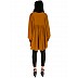 Full sleeves short kaftan- Mustard brown Full sleeves short kaftan- Mustard brown