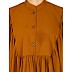 Full sleeves short kaftan- Mustard brown Full sleeves short kaftan- Mustard brown