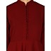 Modest Kurti with potli buttons neck design- Maroon Modest Kurti with potli buttons neck design- Maroon