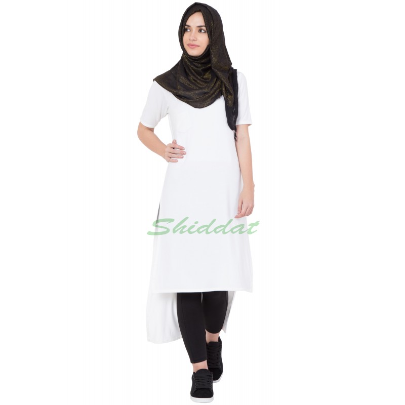 Women's Kurta online in India- white Colored