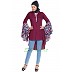 Kurti with Bell sleeves- Purple Kurti with Bell sleeves- Purple