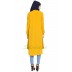 Front open Kurti- Mustard color Front open Kurti- Mustard color