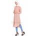 Front open Kurti- Pink Front open Kurti- Pink