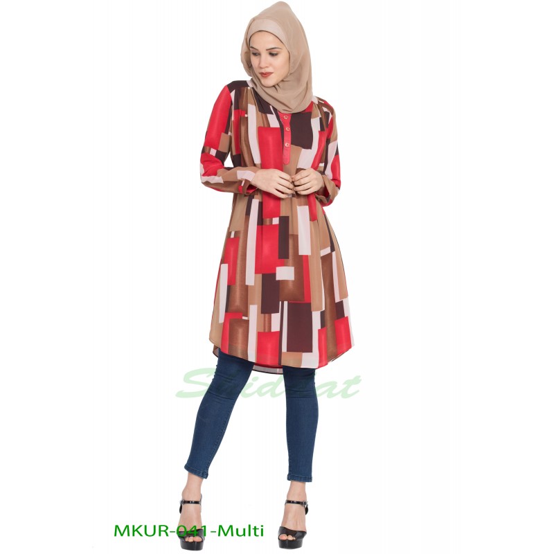 Women's Kurti online in India Multi color