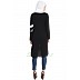 Designer Striped Kurti -Black Designer Striped Kurti -Black
