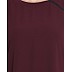 Double layered Kurti- Black-Maroon