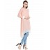 Double layered Kurti- Pink-Off White Double layered Kurti- Pink-Off White