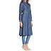 Long Denim Tunic with belt- Blue Long Denim Tunic with belt- Blue
