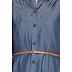 Long Denim Tunic with belt- Blue Long Denim Tunic with belt- Blue